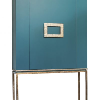 drink cabinet turquoise